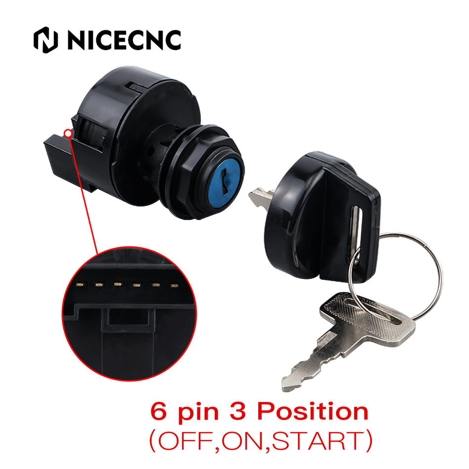 NiceCNC Ignition Switch Key For Polaris RZR 4 XP 1000