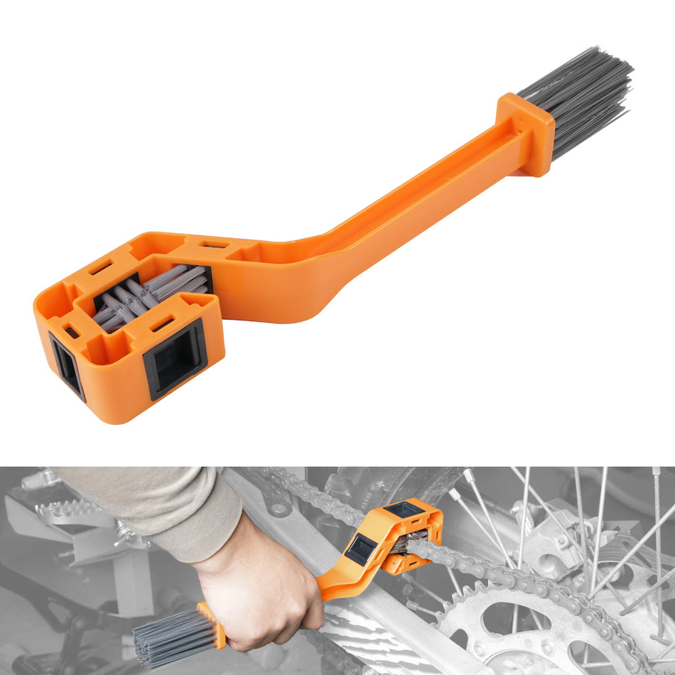 NICECNC Motorcycle Portable Gear Chain Brush Cleaner Cleaning Tool For Yamaha YZ YZF Beta RR KTM