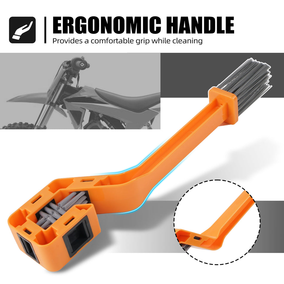 NICECNC Motorcycle Portable Gear Chain Brush Cleaner Cleaning Tool For Yamaha YZ YZF Beta RR KTM