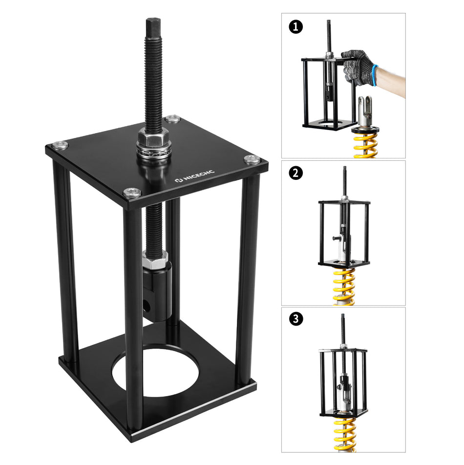 NICECNC Rear Motorcycle Shock Spring Compressor Tool For ATV UTV Motorcycle