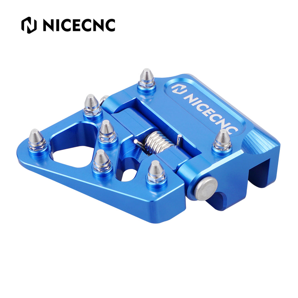 NiceCNC Folding Rear Brake Pedal Step Tip Plate For Yamaha YZ250 YZ125 97-24 YZ 125X 250F 250X 400F 426F WR250F WR400F WR426F