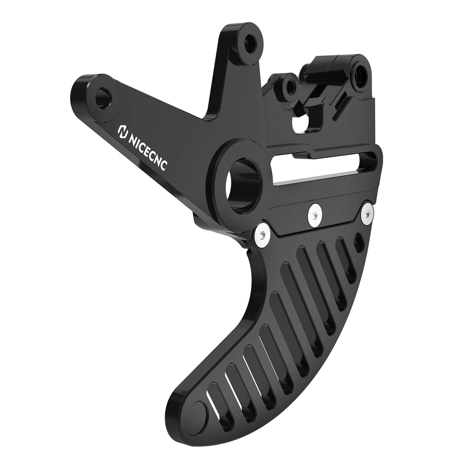 NiceCNC Rear Dual Calipers Bracket Stunt Brake Disc Guard For KTM Husqvarna GasGas XCF EXCF XCF-W XW-F SMR FC TC TE FE EX MC EC ES