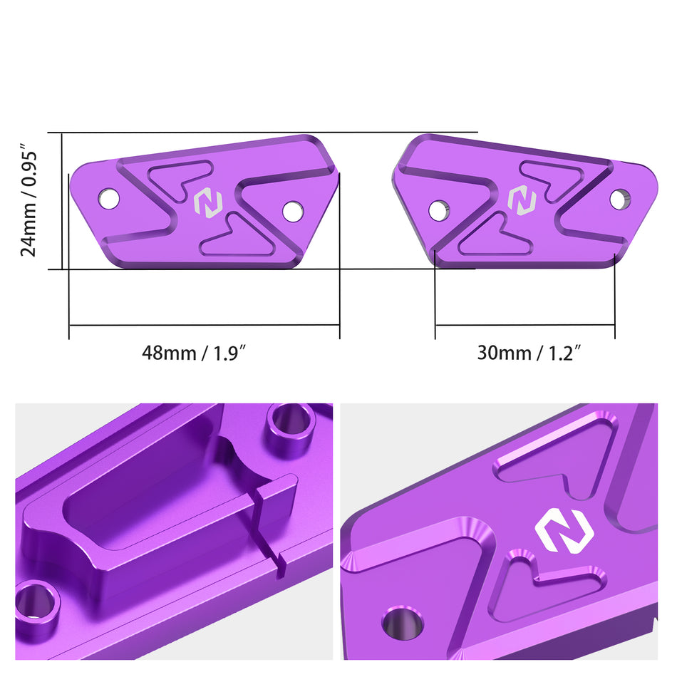 NiceCNC Front Rear Brake Reservoir Cover Cap For Surron light bee X/ S/ L1E Segway X160 X260