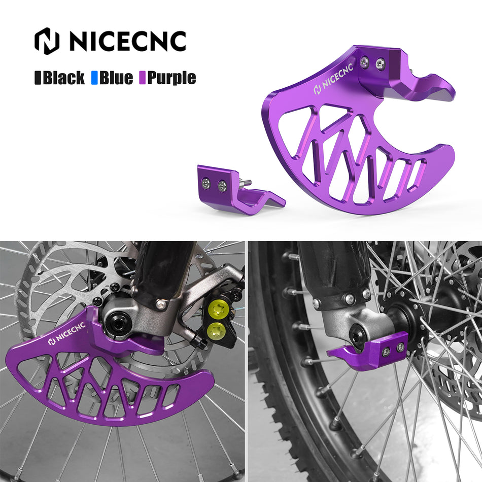 NiceCNC Front Brake Disc Guard & Front Fork Leg Guards For Surron light bee X/ S/ L1E Segway X160 X260