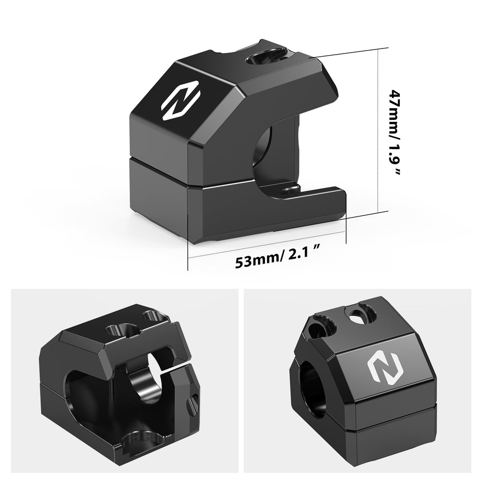 NICECNC Front Brake Master Cylinder Protector Clamp Kit for Husqvarna Compatible with Braktec Brake System Only