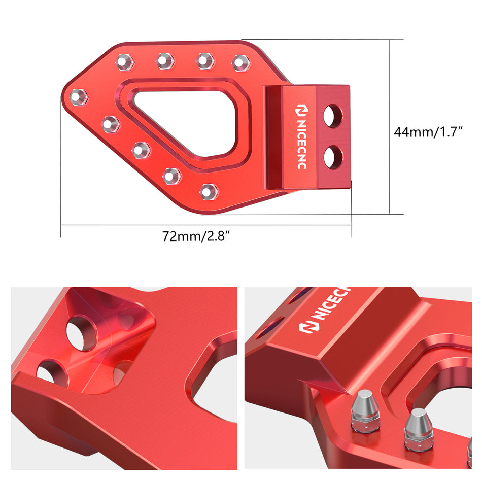 NICECNC Rear Brake Pedal Step Tip For Stark Varg EX/MX 2024-2025