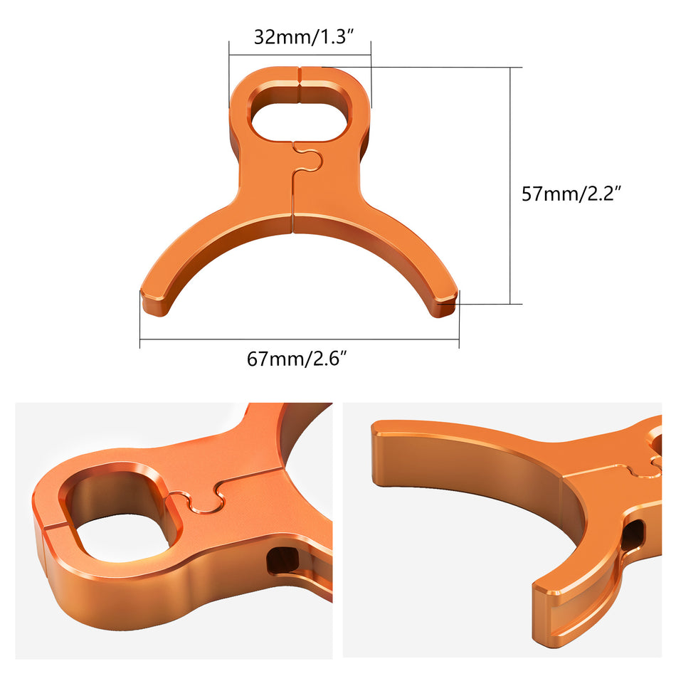 NICECNC Front Brake Hose Line Guide Clamp Holder For KTM 125–500 XC/SX/XCF/SXF/EXC/EXCF/XCW/XCF-W/XW-F 2004-2026