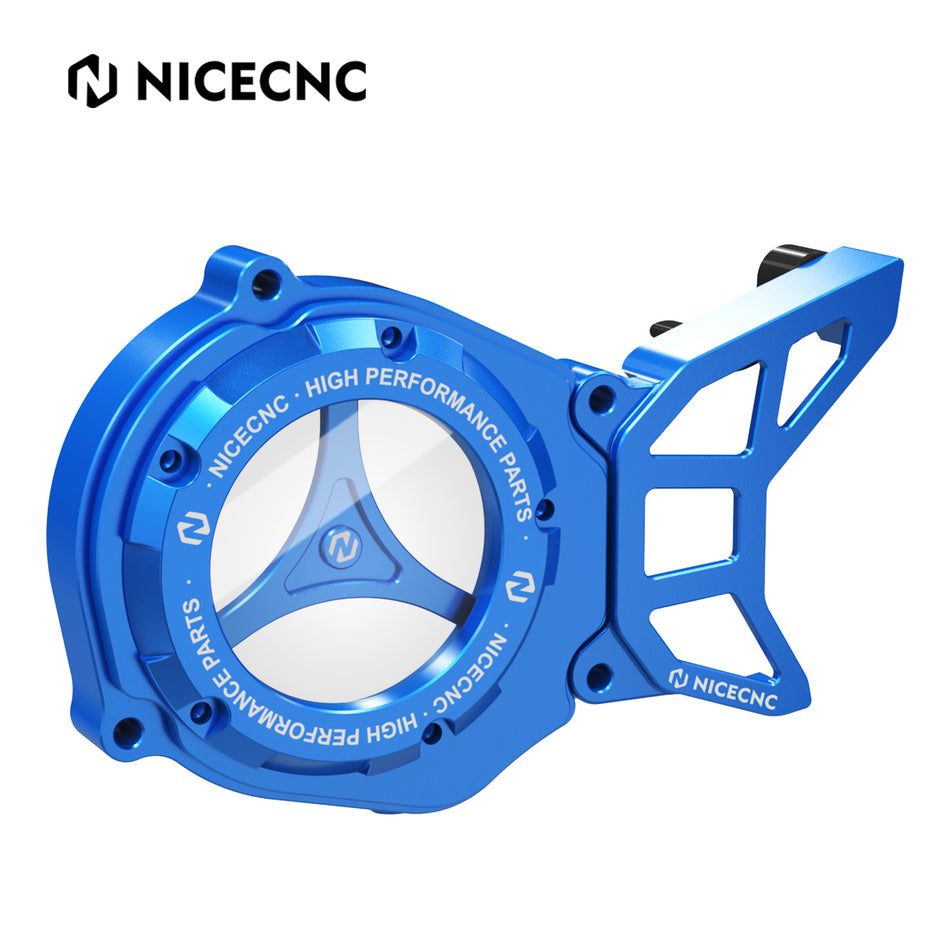 NiceCNC Sprocket Guard Chain Guard Clear Ignition Cover Protector Kit For YAMAHA YZ85 2002-2023 YZ65 2018-2023 YZ80 1993-2001