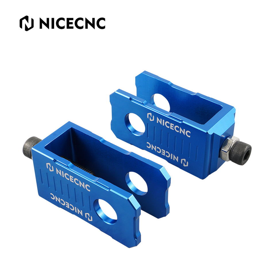 NiceCNC Rear Chain Adjuster Axle Block for Yamaha YZ85 2002-2018 YZ80 1993-2001