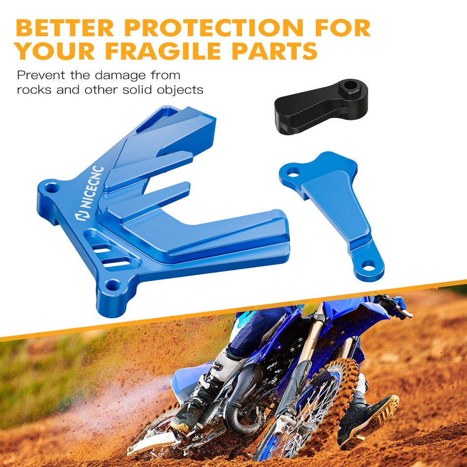 NiceCNC Sprocket Cover Chain Guide Guard Protector For YAMAHA YZ 250 250X YZ250 2000-2023 YZ250X 2016-2023 2022 2021 Motorcycle