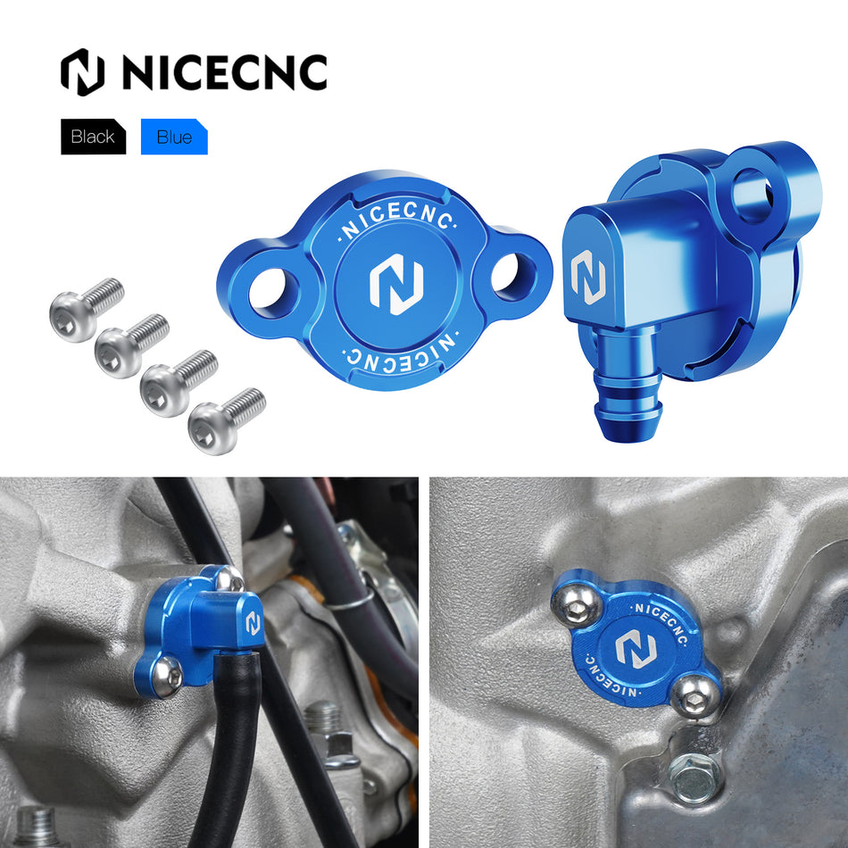 NiceCNC Motorcycle Cylinder Power Exhaust Valve Holder For Yamaha YZ 250 250X YZ250 1999-2023 YZ250X 2016-2023 2022 2021 Billet Aluminum