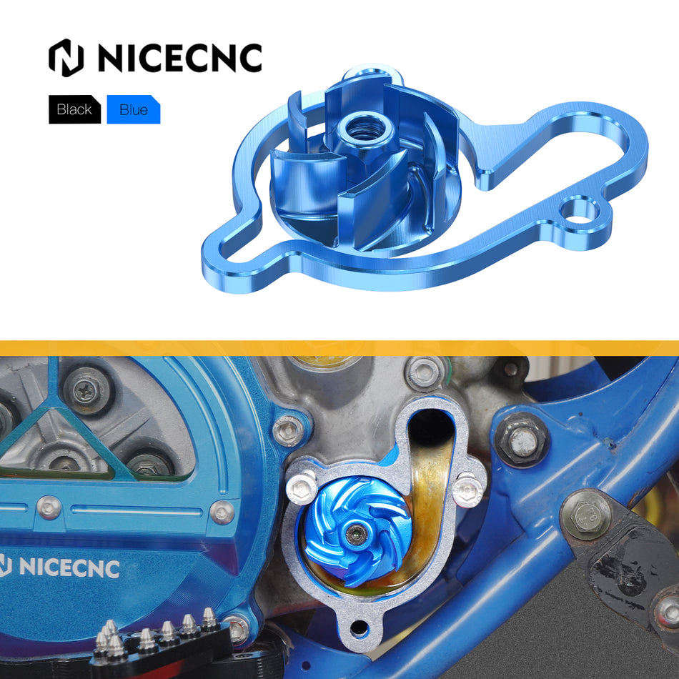 NiceCNC Motorcycle Aluminum Oversized Water Pump Cooler Impeller kit for Yamaha YZ 85 YZ85 2002-2018 2017 2016 Faster Cooling