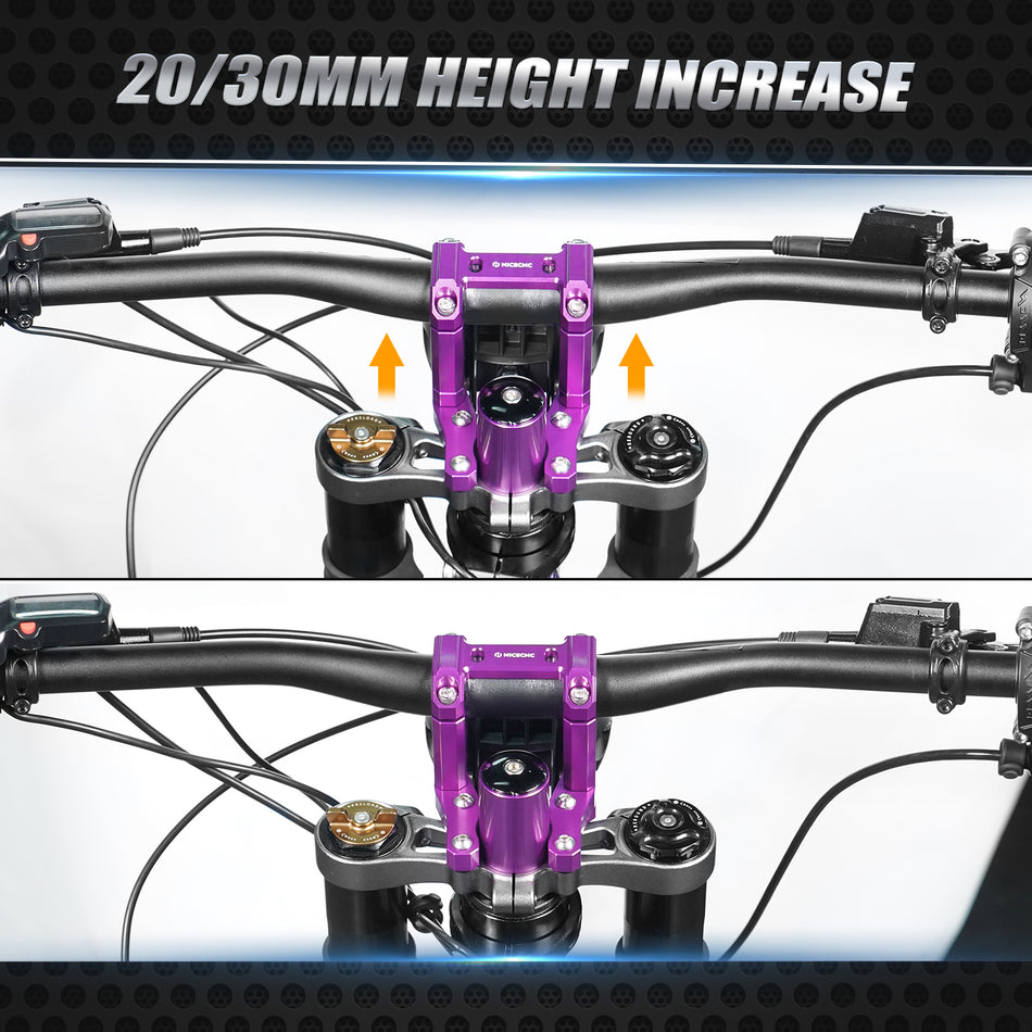 NiceCNC Front Handlebar Bar Riser Mount Bracket For Surron light bee X S L1E Bike 2023 2024 Sur ron Parts Segway X160 X260