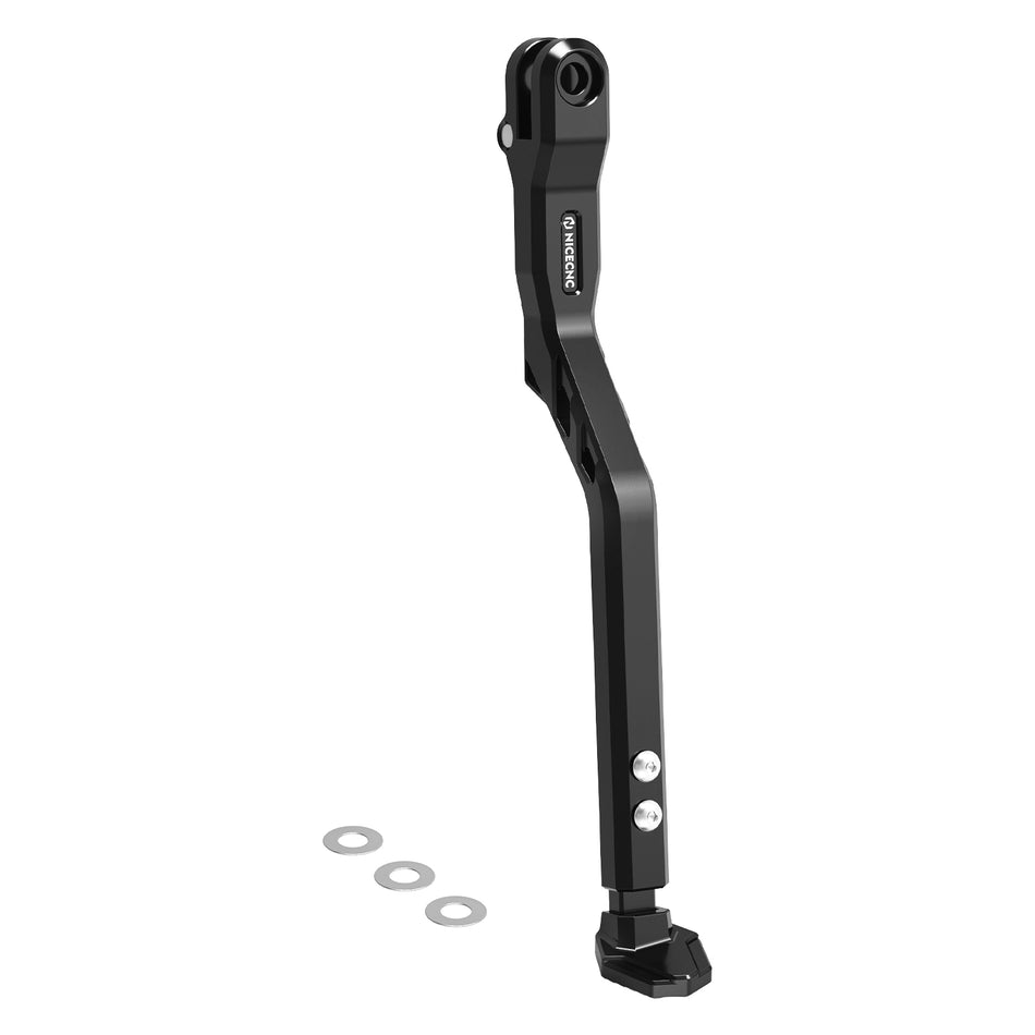 NICECNC CNC Aluminum Adjustable Foot Side Kick Stand Motorcycle Kickstand for Surron Light Bee S L1E Segway X 160 260 2023 2024