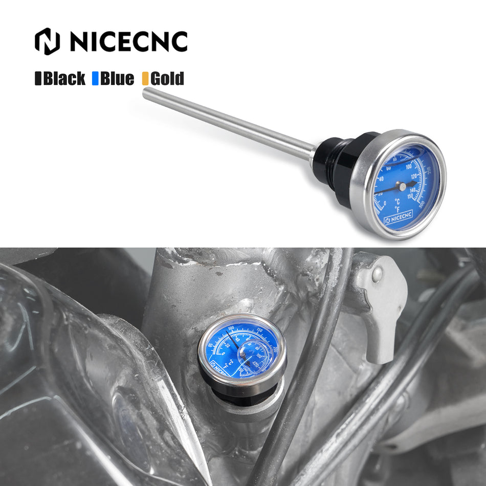 NICECNC Motorcycle Engine Dipstick Temperature Thermometer for Suzuki DRZ400/E/S/SM DRZ400S DRZ400SM DRZ400E 2000-2024 DRZ 400