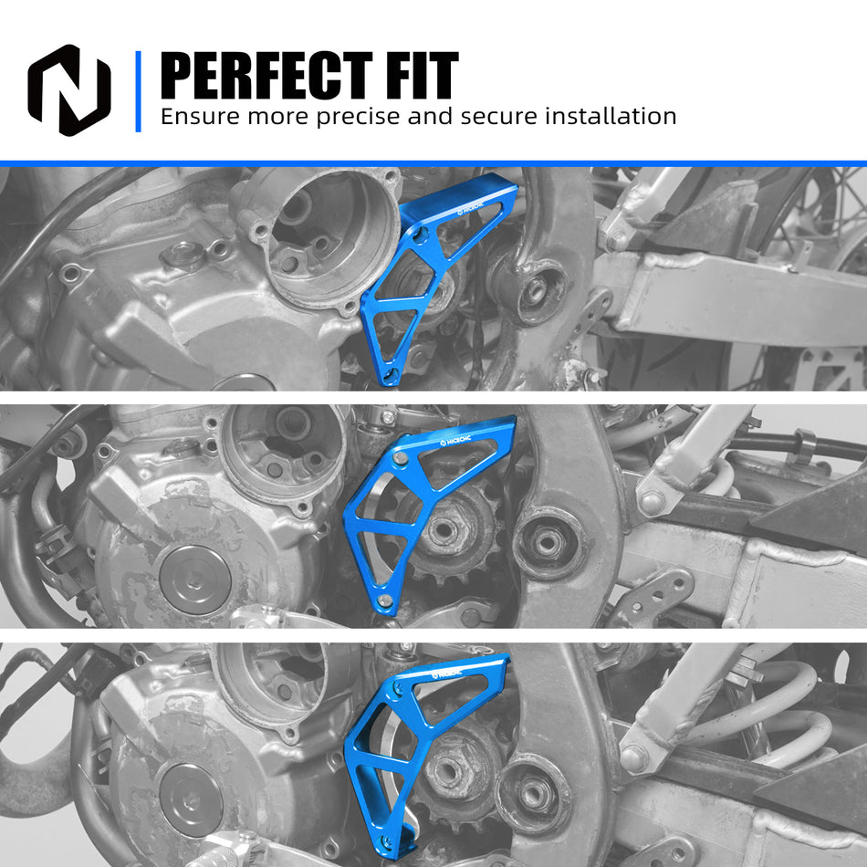 NICECNC for Suzuki DRZ 400 S DRZ400SM DRZ400 S SM 2000-2024 2023 2022 2021 Motorcycle Front Chain Protector Sprocket Guard Cover