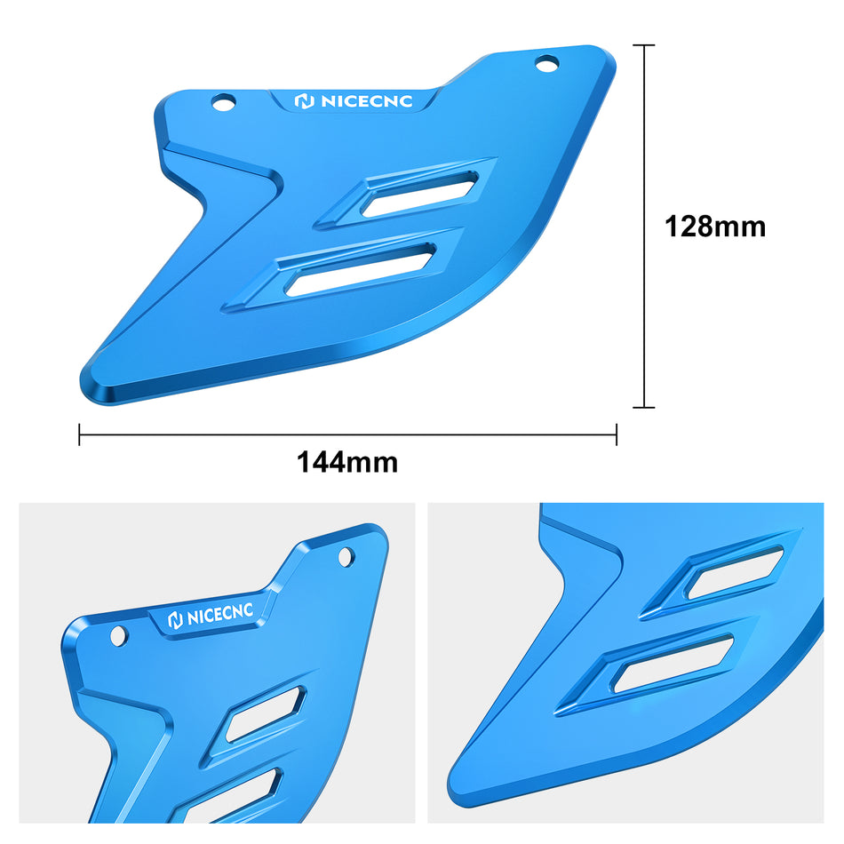 NICECNC for Suzuki DRZ 400 SM DRZ400SM DRZ 400SM 2005-2024 2023 2022 2021 2020 2019 Aluminum Front Rear Brake Disc Guard Cover