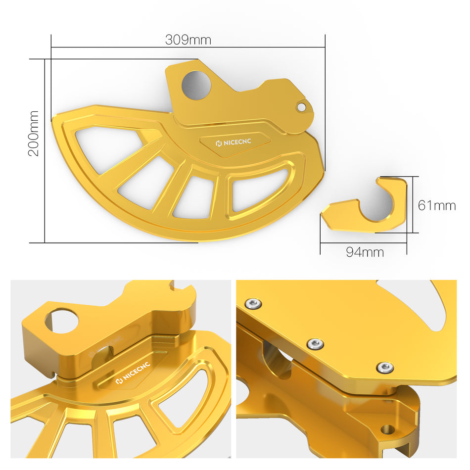 NICECNC Front Brake Disc Guard For Suzuki DRZ400SM 2005-2024