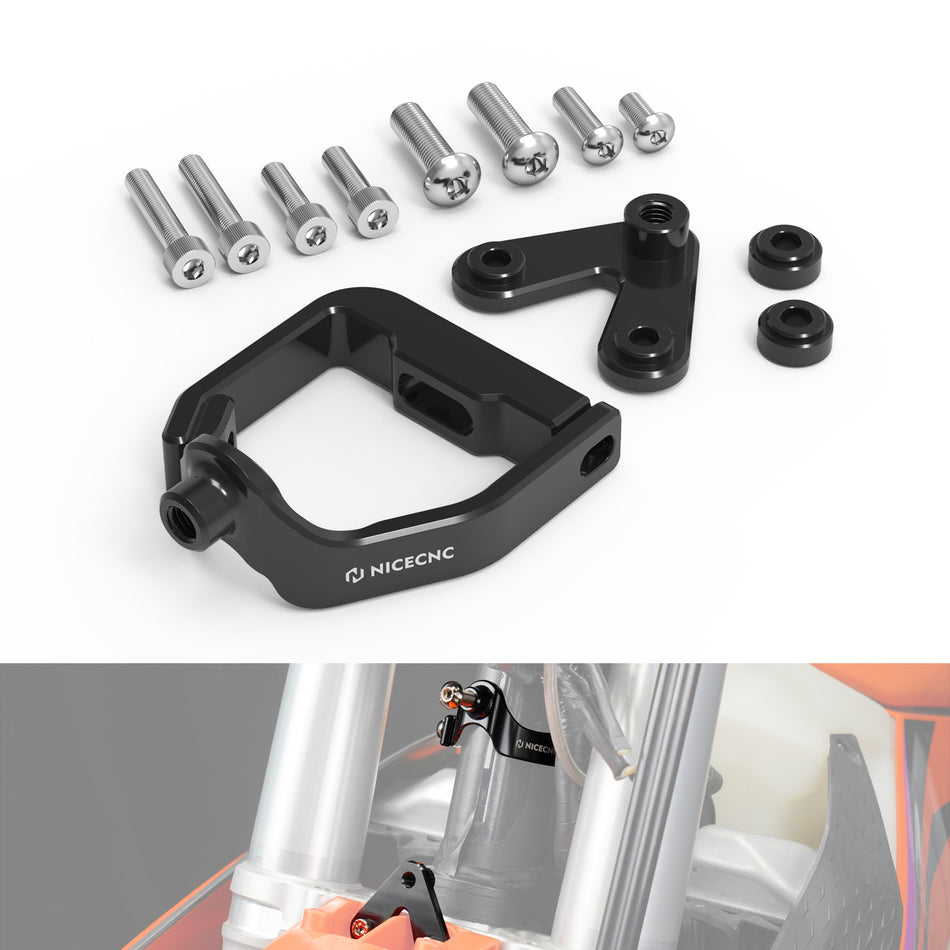 NICECNC Steering Stabilizer Damper Mounting Bracket For KTM 125 SX XC 250SX-F 450 XC-F