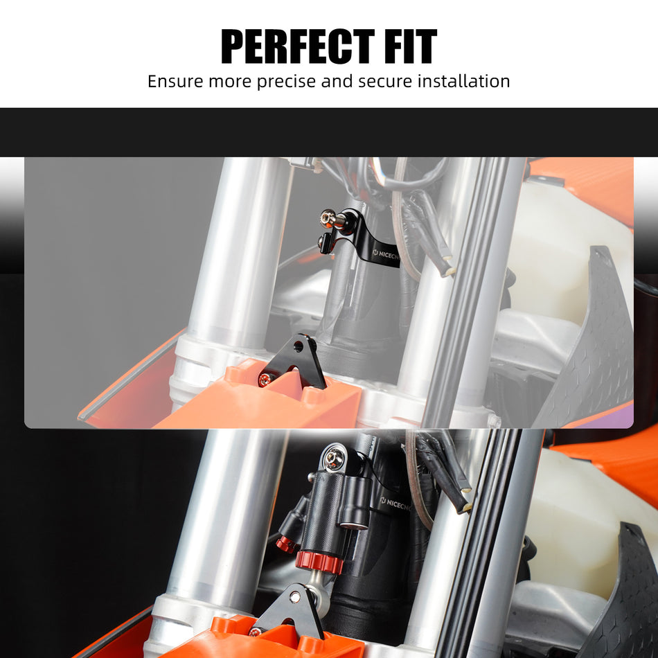 NICECNC Steering Stabilizer Damper Mounting Bracket For KTM 125 SX XC 250SX-F 450 XC-F