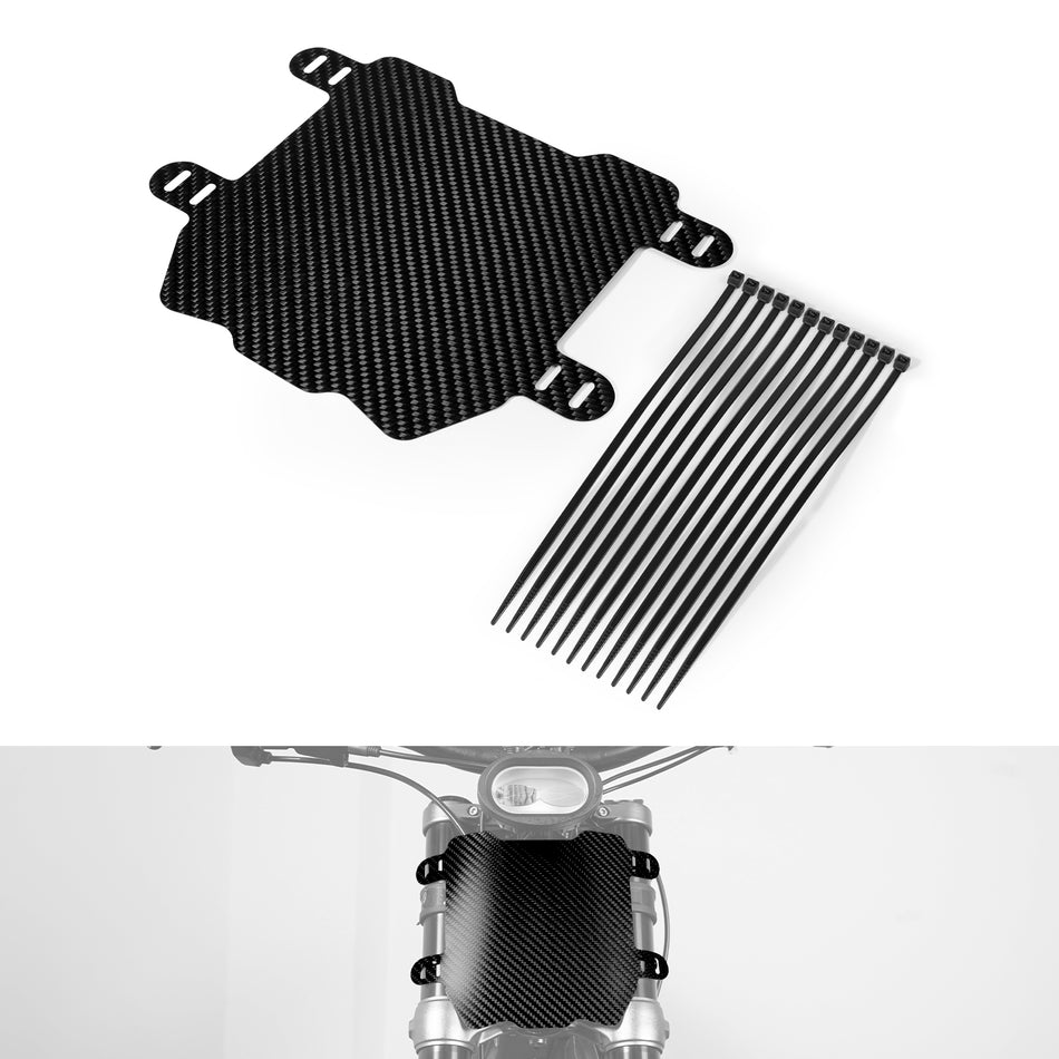 NICECNC Carbon Fiber Front Number Plate Board For Surron light bee X/ S/ L1E Segway X160 X260