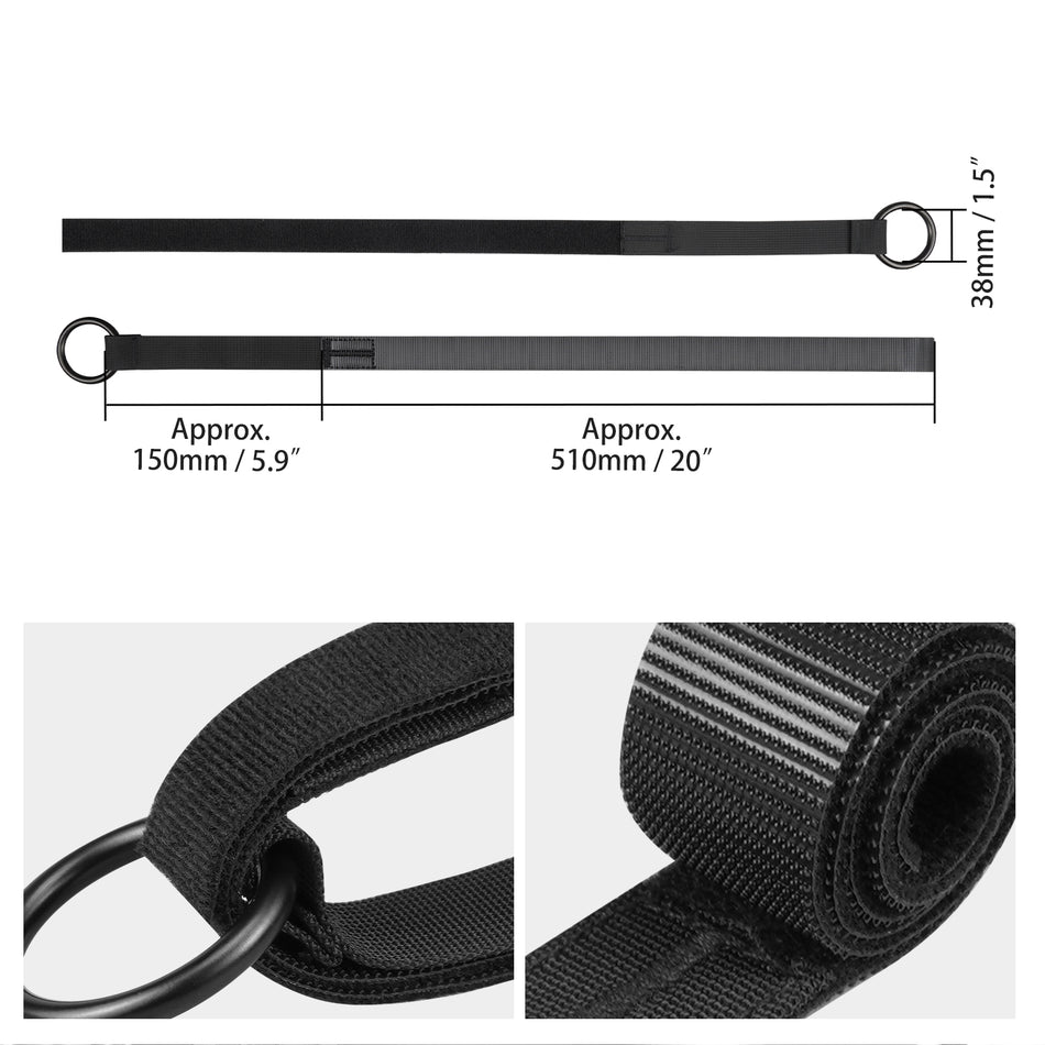 NICECNC 660mm Universal Tie Down Straps with O-Rings for Off-Road Vehicle