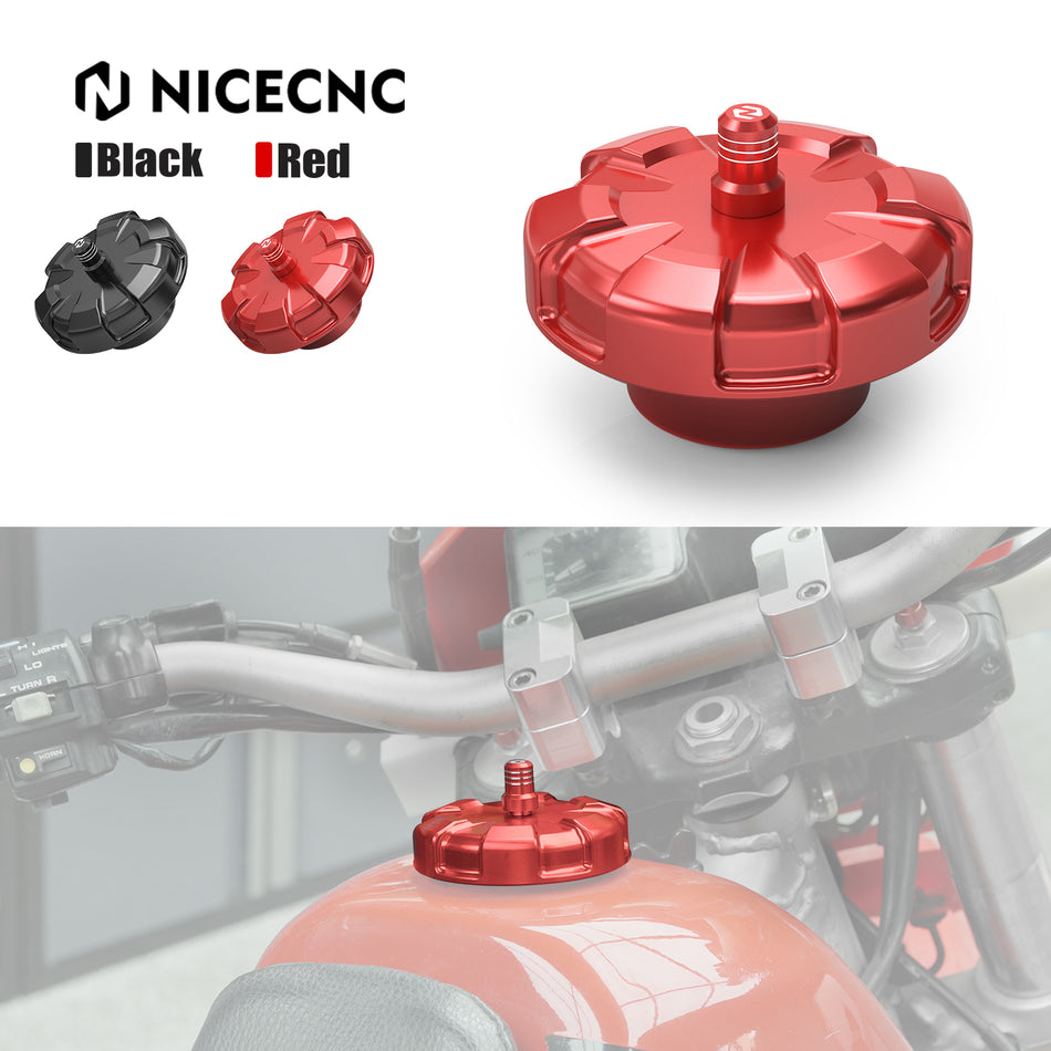NICECNC Motorcycle Fuel Tank Cap for Honda XR650L 1993-2025 XR 650L XR 650 L 2023 2024 Aluminum Fuel System