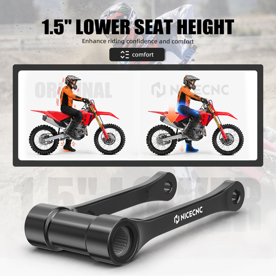 NICECNC 1.5" Lowering Link For Honda CRF450R/CRF450RX/CRF450RWE 2025-2026