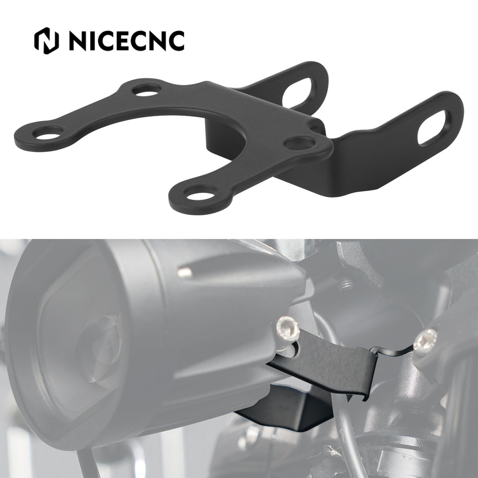 NICECNC for Surron Light Bee X S L1E Electric Dirt Bike Carbon Steel Headlight Mount Bracket Wide Usage for Segway X160 X260
