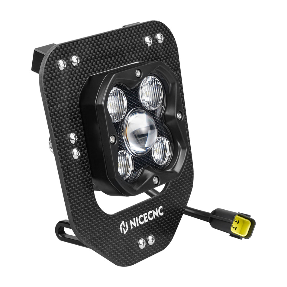 NICECNC LED Lamp Headlight For Husqvarna 150 250 300 350 400 450 501 TE/FE 2024-2025