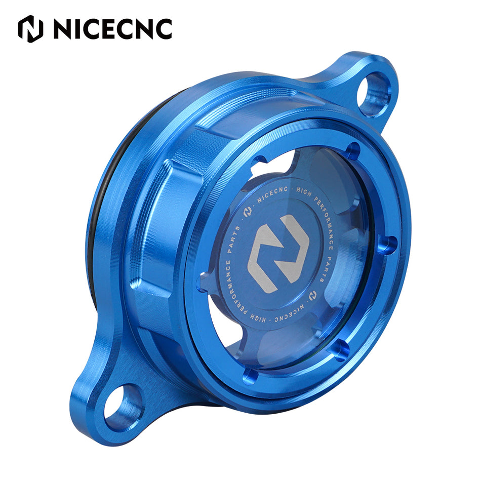 NiceCNC Oil Filter Cover Cap for YAMAHA YZ250F 2014-2024 YZ450F 2010-2022