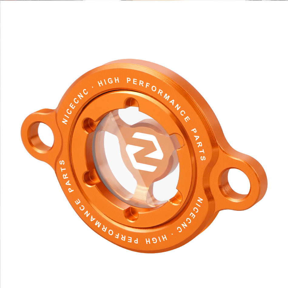 NiceCNC Engine Oil Filter Cap Cover For KTM Husqvarna GasGas EXC-F XCF-W FE FC MC EC