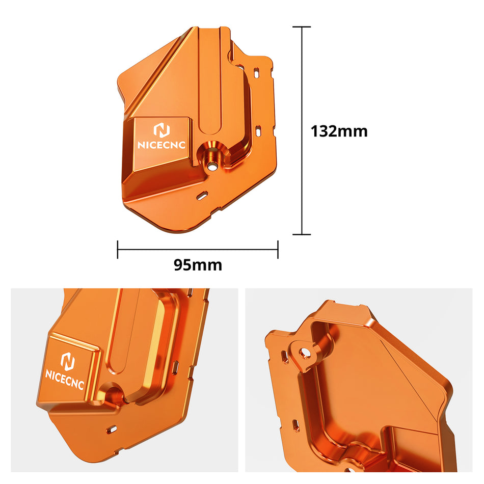 Left Power Valve Cover Guard For KTM 125 250 300 SX XC Husqvarna 2-Stroke 2023-2024
