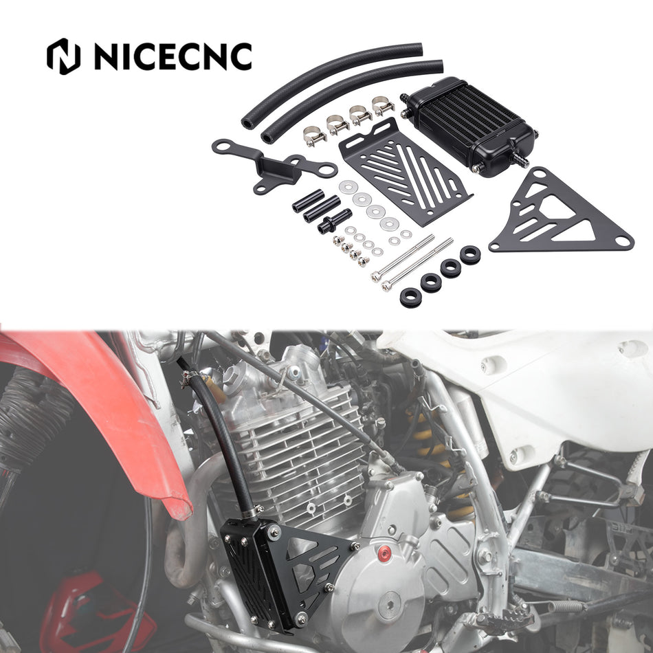 NICECNC 145 ML Motorcycle Oil Cooler Assembly for Honda XR650L 1993-2025 2023 2024 Performance Parts