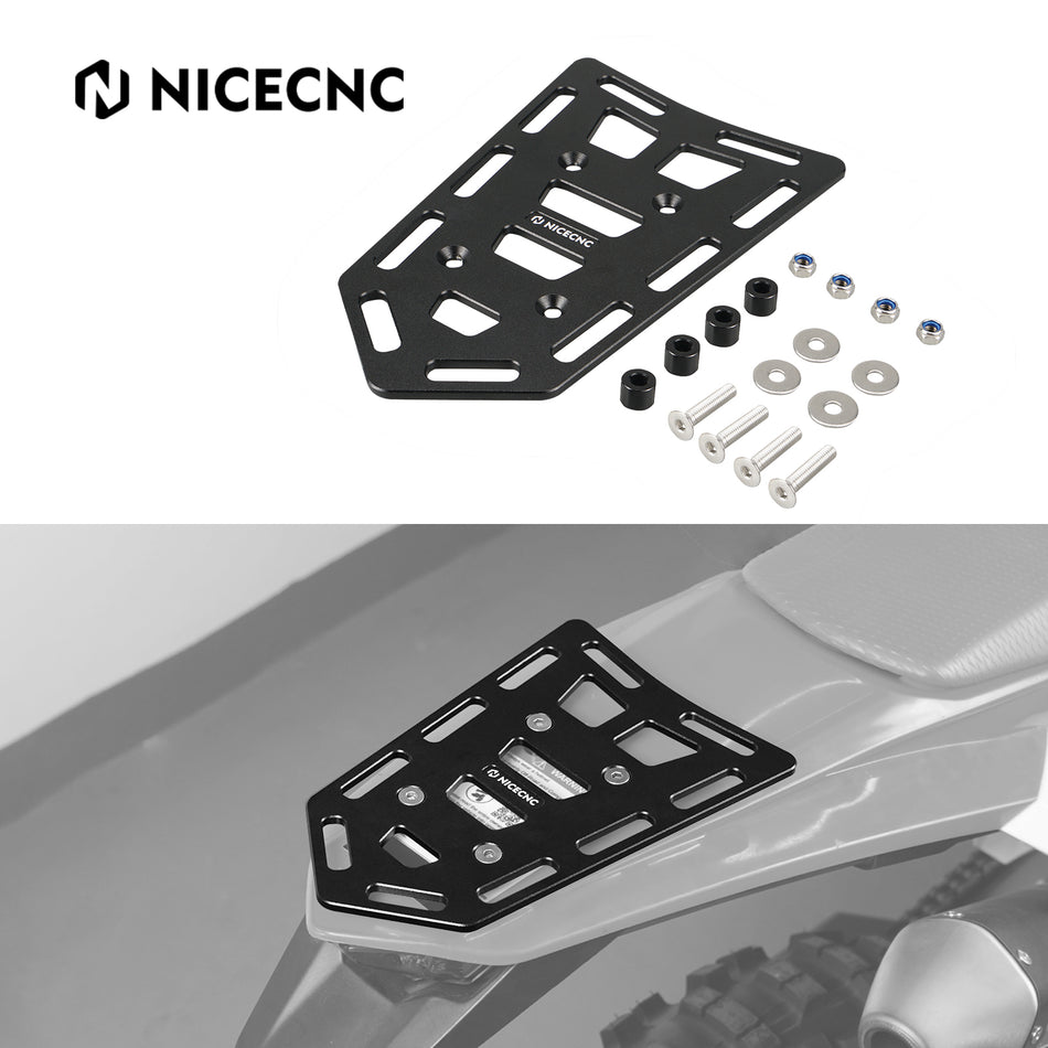 NICECNC Aluminum Rear Luggage Rack Carrier for KTM 125-530 SX SXF XC-F W EXC F 2004-2024 Husqvarna TC FC FE TX 250 350 450 501