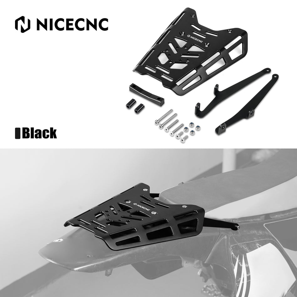 NICECNC Motorcycle Rear Luggage Rack Tail Rack for Suzuki DRZ400S DRZ400SM DR-Z 400S 400SM 2000-2024 2023 Top Case Soft Luggage