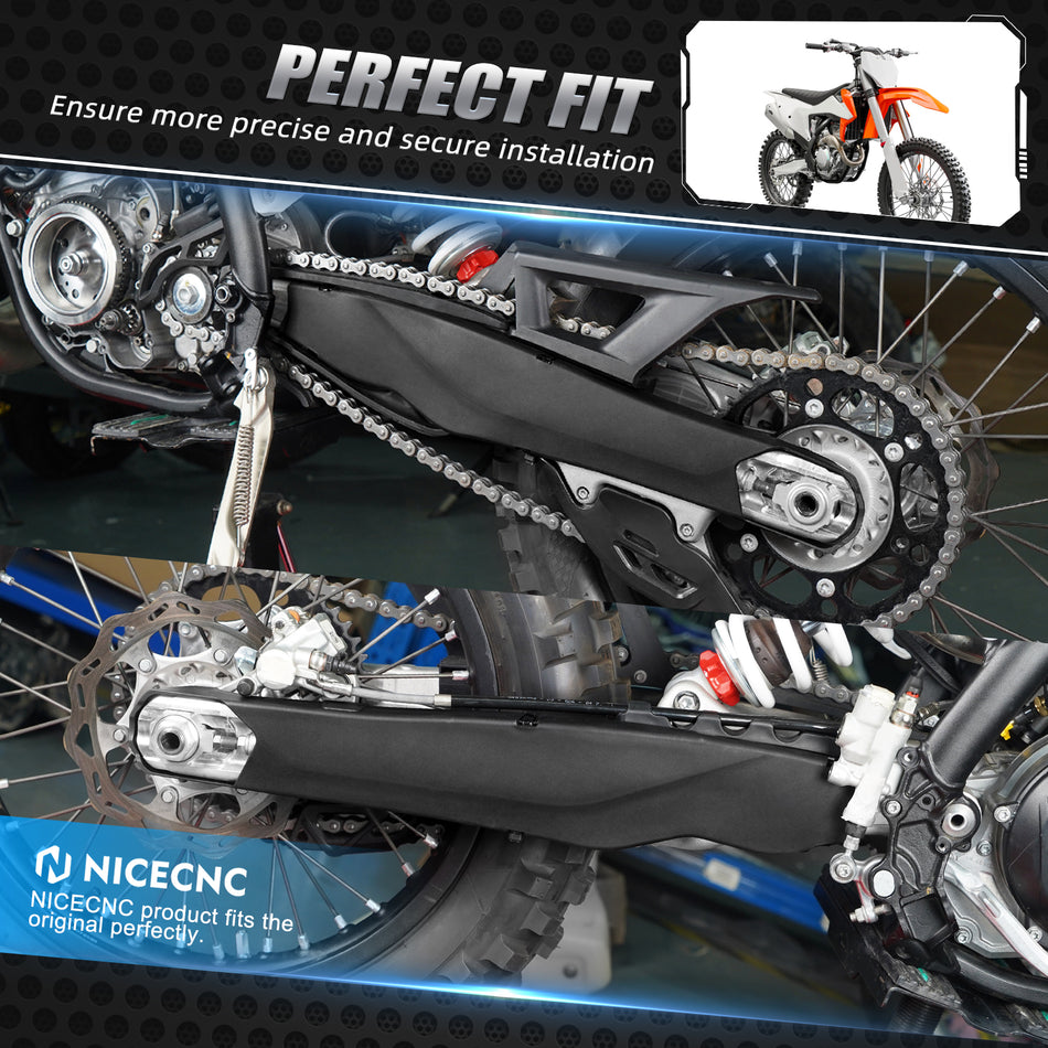 NiceCNC Rear Swingarm Protectors Guards For KTM Husqvarna GasGas XC SXF EXC XCW FC FE EX F MC F EC F ES