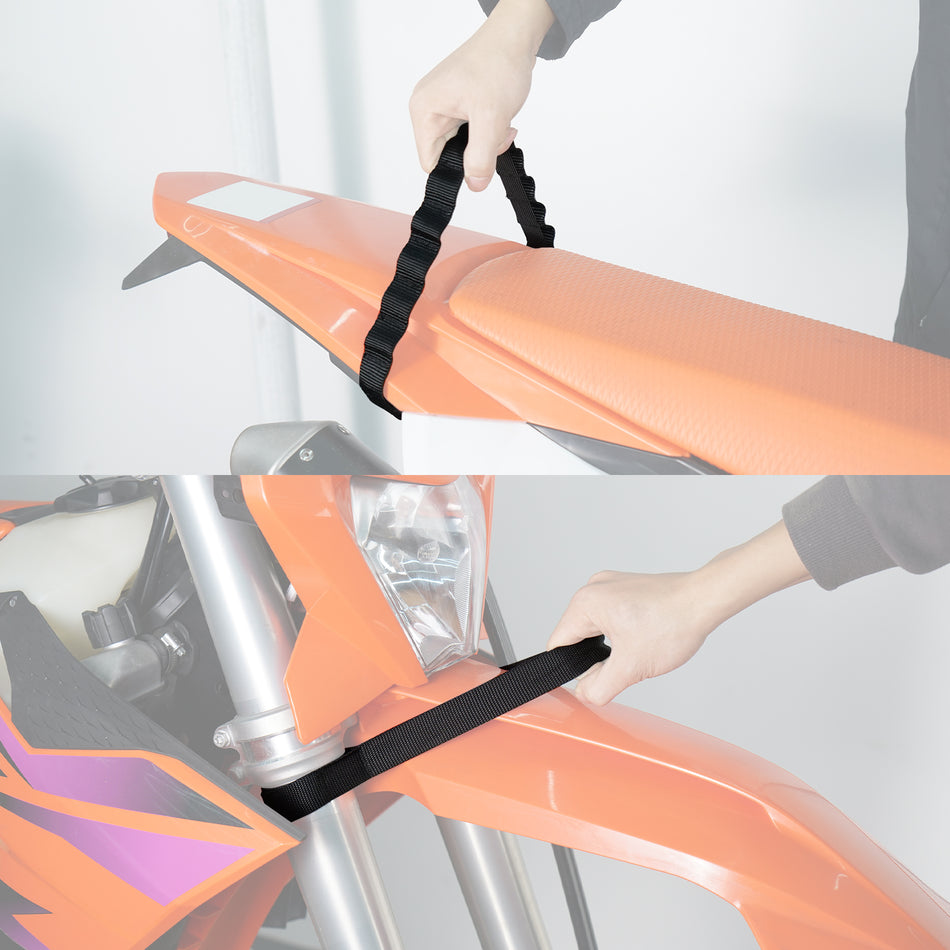 NICECNC Front Rear Lift Pull Strap Kit For KTM 125 250 350 300 450 XC/SX/XCF/SXF 2023-2025