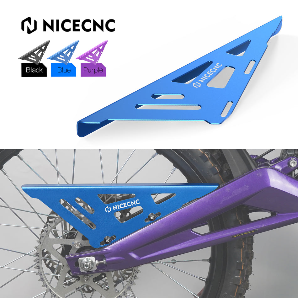 NiceCNC Aluminum Chain Guard Protection For Surron light bee X/ S/ L1E Segway X160 X260 Dirt Bike