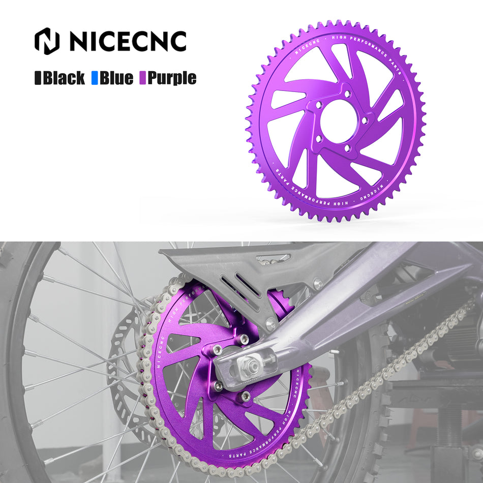 NiceCNC 58T Rear Sprocket For Surron light bee X/ S/ L1E Segway X160 X260