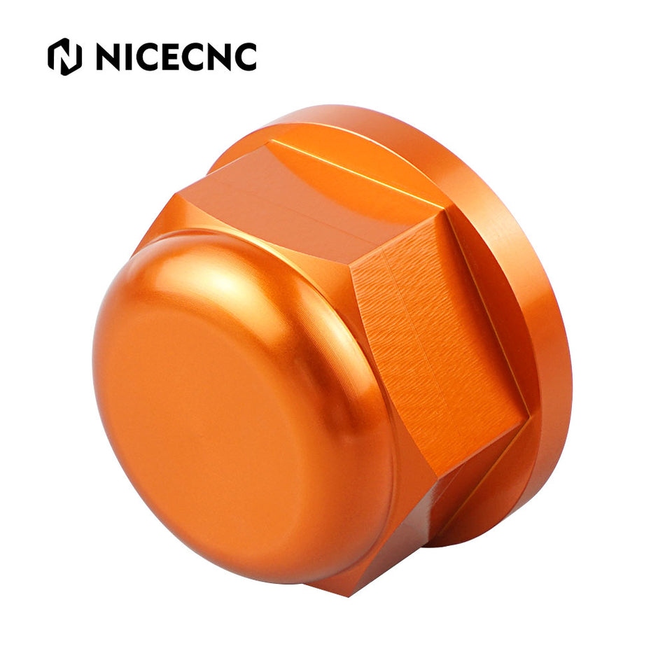 NICECNC M20xp1.5 Rear Axle Nut Bolt for KTM EXC 125 200 250 300 400 450 2003-2022 CNC Machined T6061 Aluminum Anodized