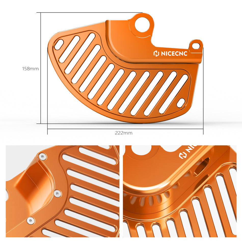 NICECNC Front Brake Disc Guard Protector Cover For KTM 125 SX 2015-2025 150 EXC TPI 2020-2023