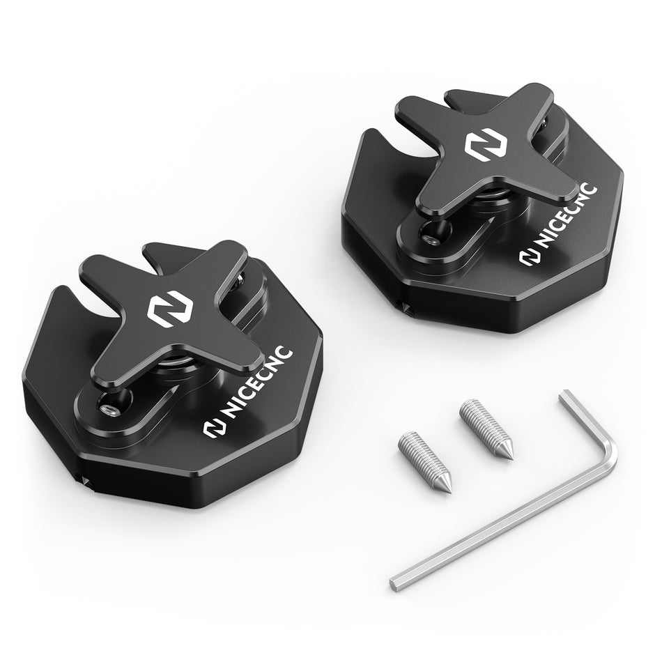 NICECNC Front Forks Adjustment Knob For Yamaha YZ125 YZ250 2008-2023 YZ450FX 2016-2023 WR450F 2012-2023