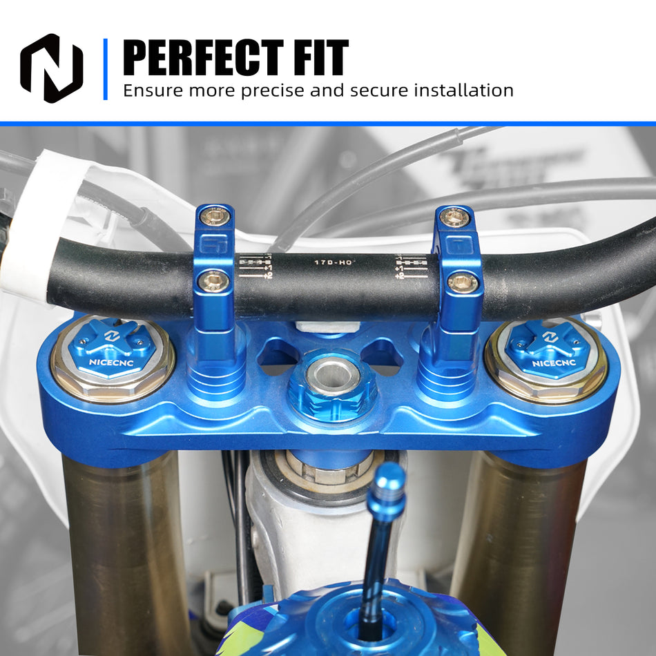 NICECNC Front Forks Adjustment Knob For Yamaha YZ125 YZ250 2008-2023 YZ450FX 2016-2023 WR450F 2012-2023
