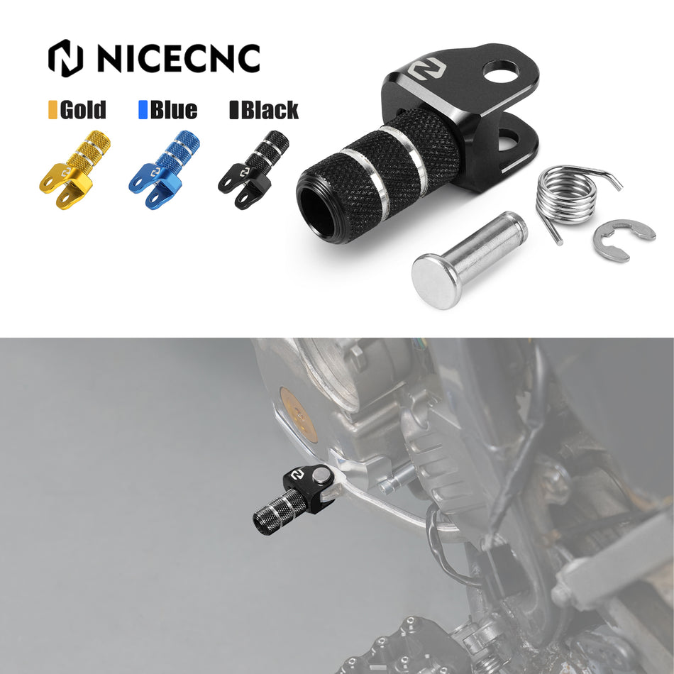 NICECNC Motorcycle Adjustable Gear Shift Shifter Lever Tip Plate for Suzuki DRZ400 E S SM DRZ400E DRZ400S DRZ400SM 2000-2024