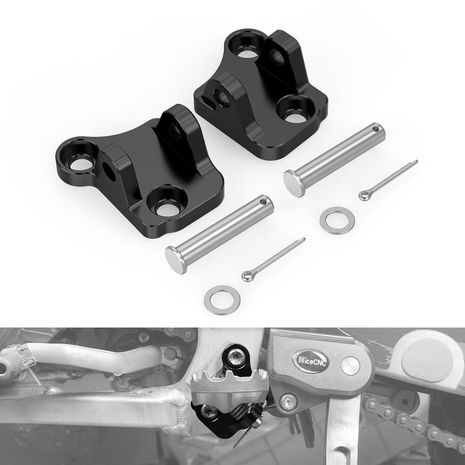 NICECNC Foot Peg Footrests Lowering Kit For Yamaha YZ125 YZ250 YZ125X YZ250X