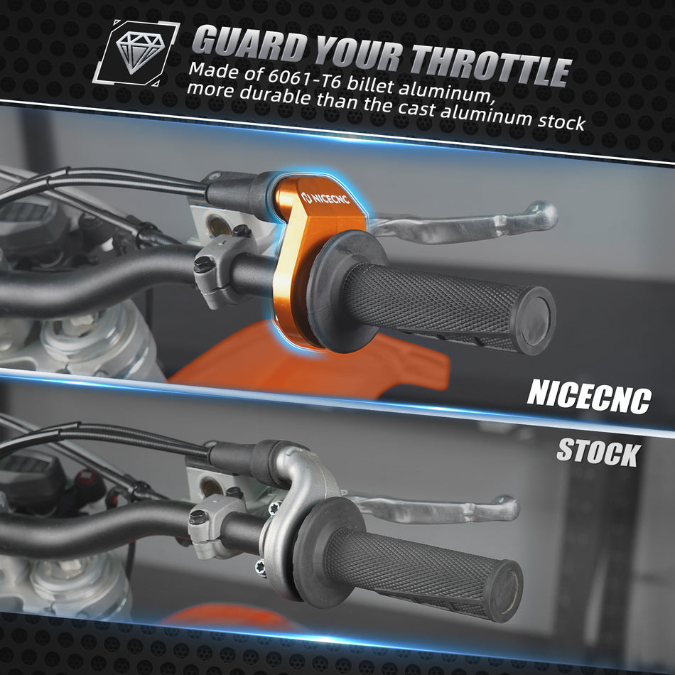 NiceCNC Throttle Housing Guard For KTM Husqvarna GasGas XC SX XCF EXC XCF-W FC FX TX TE EX MC EC ES