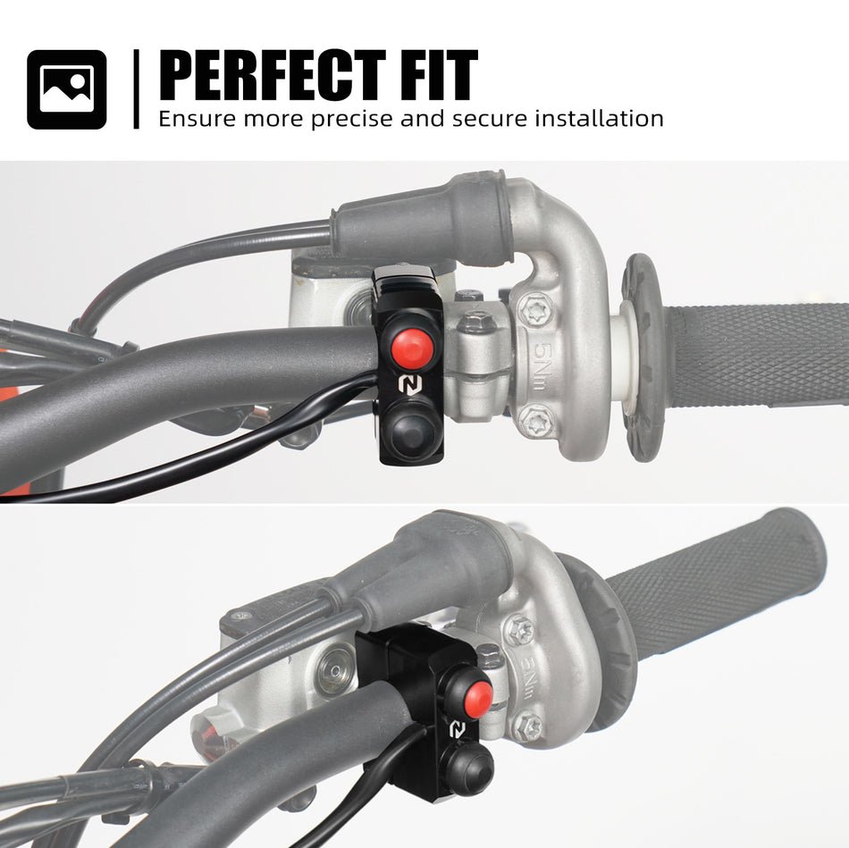 NICECNC Start Kill Stop Switch Button For KTM 150-500 XC-W/XCF-W/EXC/EXC-F/XWF 2024-2025