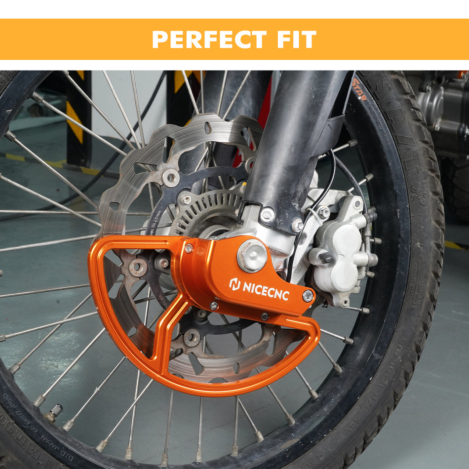 NiceCNC Front Brake Disc Guard Protector For KTM 690 Enduro R Husqvarna 701 Enduro GasGas 700 ES