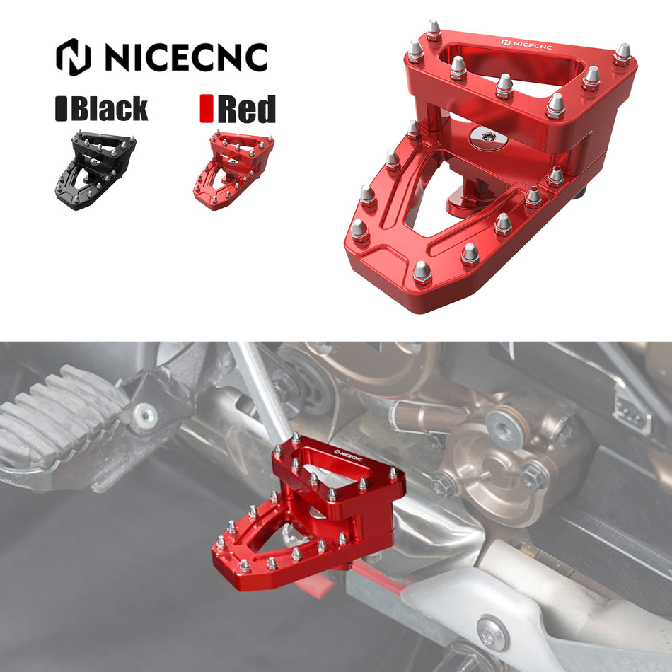 NICECNC Rear Brake Lever Pedal Enlarge Extension For Honda CRF1000L Africa Twin 2016-2019 CRF1100L Africa Twin 2020-2025